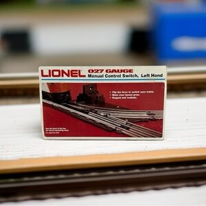 VNTG Lionel Left/Right Hand Manual Control Switch 027 Railway Gauge Train Track